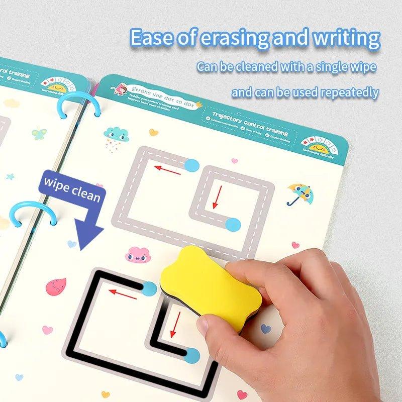 64 pages Reusable Tracing Workbook Set Kilo Store