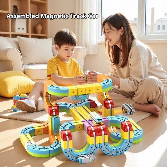Anti-Gravity Magnetic Track Train Set Kicklo