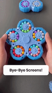 Colorful Rotating Bead Fidget Toy For Kids Kicklo