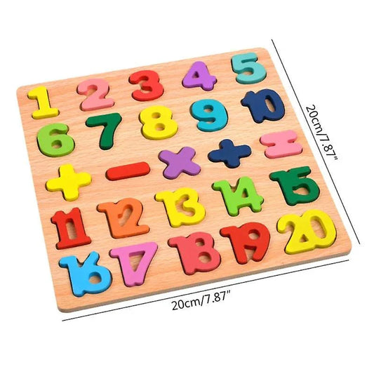 Wooden Numbers Toy For Kids Kids Plaza