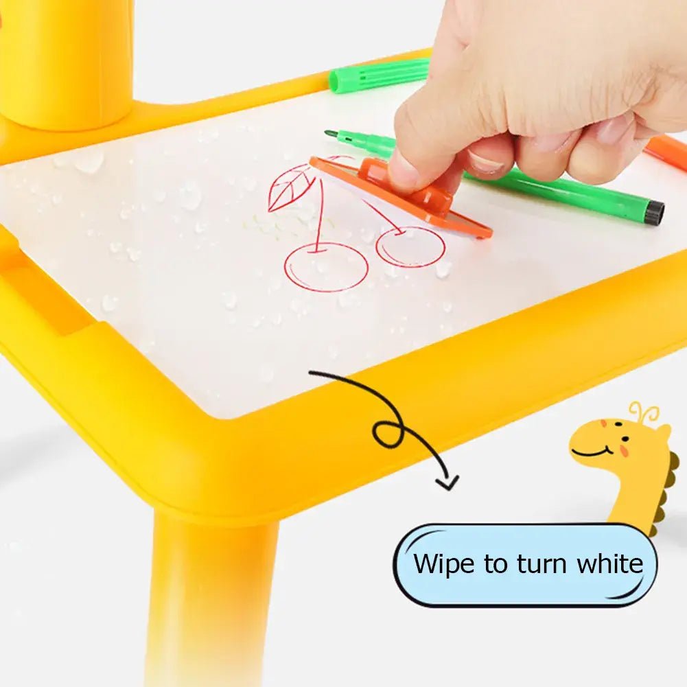 3 In 1 Kids Drawing Projector Table (Random Color) Toynix