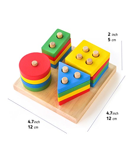 Wooden Montessori 6-in-1 Play & Learn Bundle for Growing Minds MGT Toys