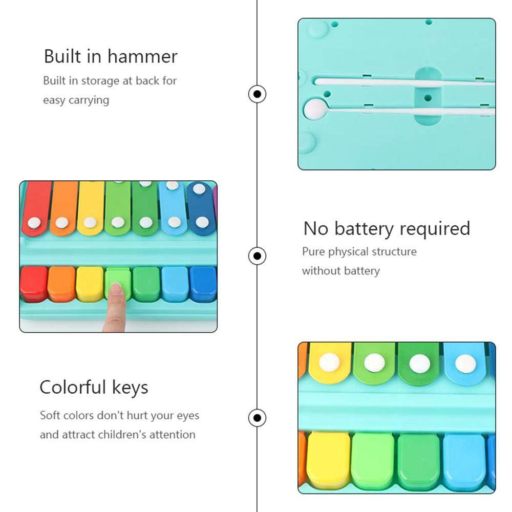 2 in 1 Piano Xylophone Musical Instruments Toy Set for Kids Toyster.pk