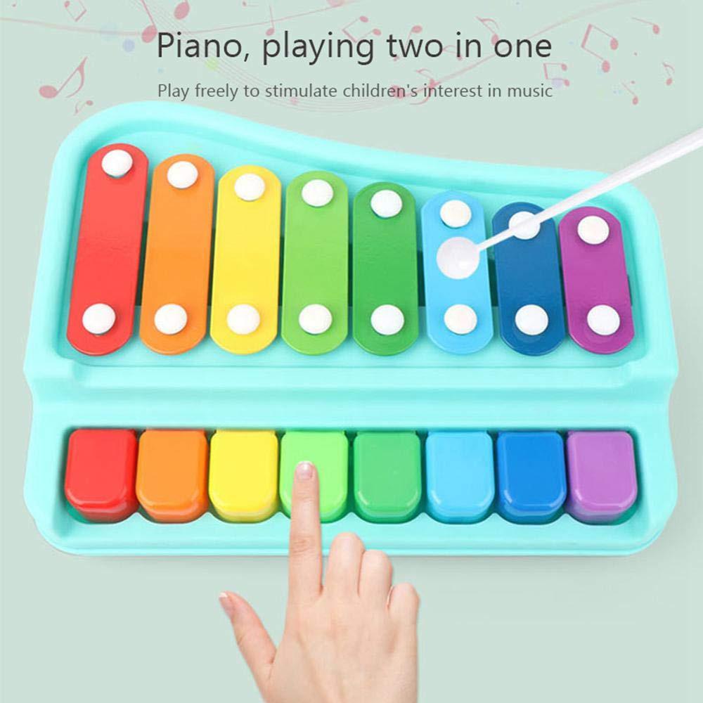 2 in 1 Piano Xylophone Musical Instruments Toy Set for Kids Toyster.pk