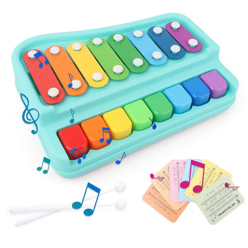 2 in 1 Piano Xylophone Musical Instruments Toy Set for Kids Toyster.pk