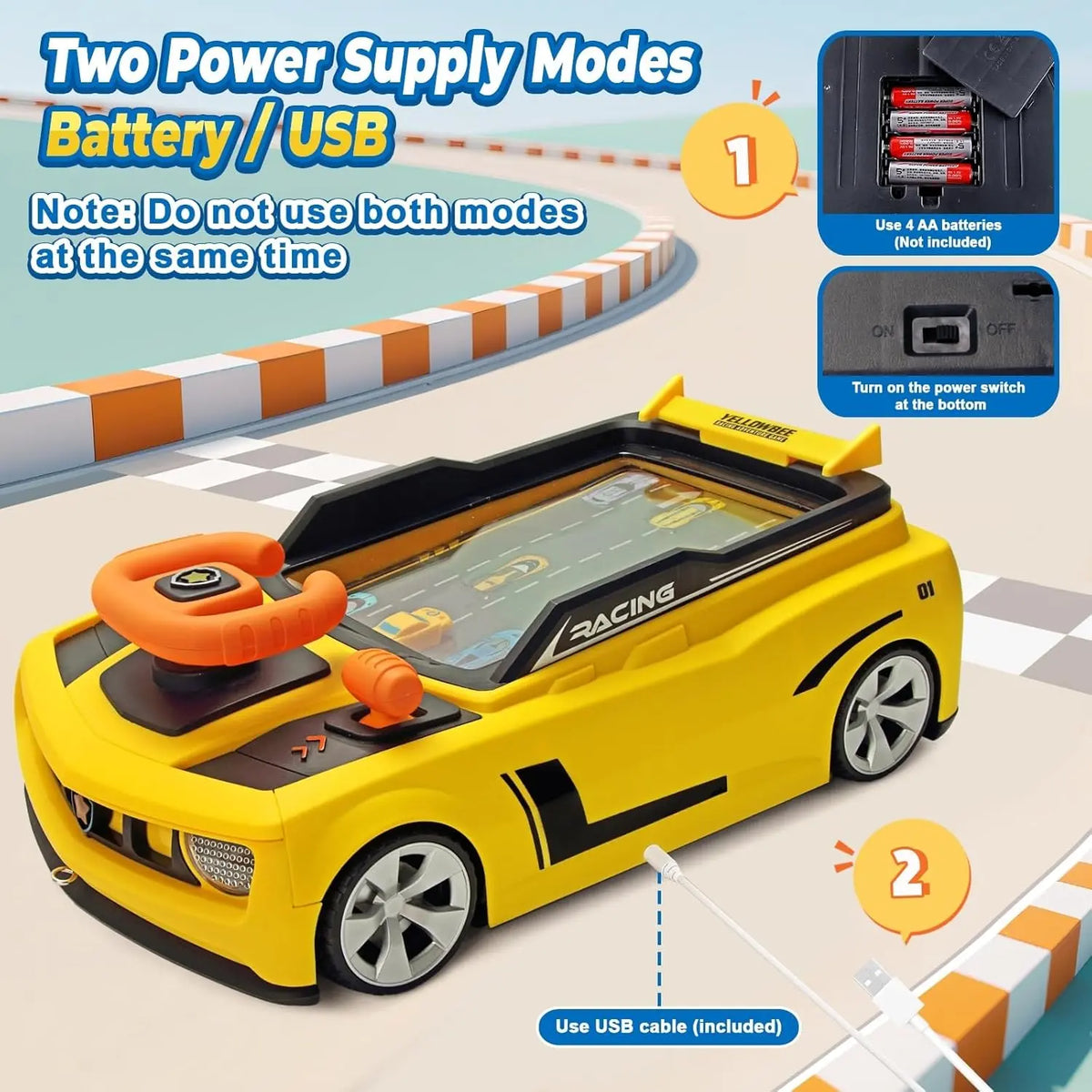 Adventure Steering Wheel Racing Game Toy for Kids Toys Nation
