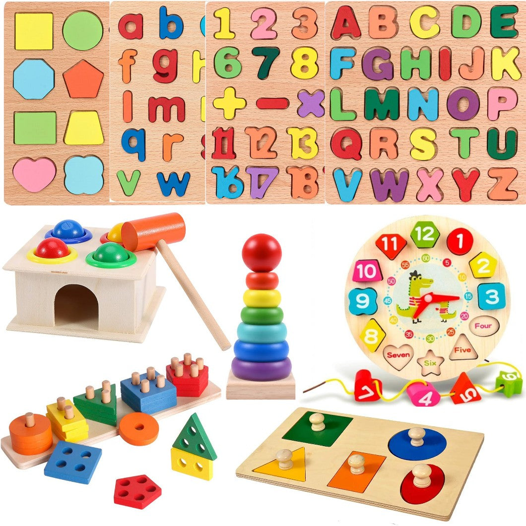 Wooden Montessori Starter Bundles – Perfect for Early Childhood Play MGT Toys