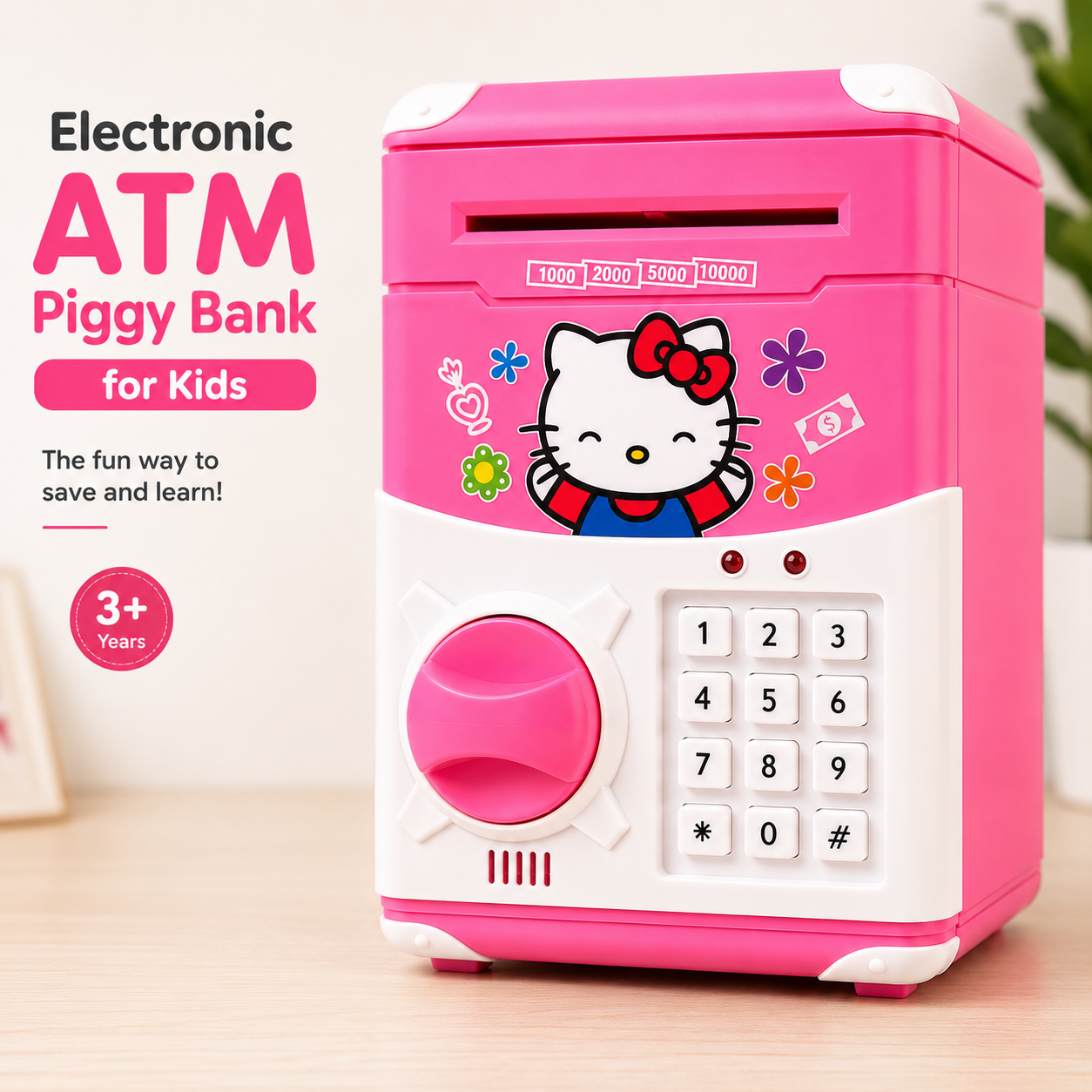 Electronic ATM Piggy Bank for Kids with Password (YHD-3003) Toynix
