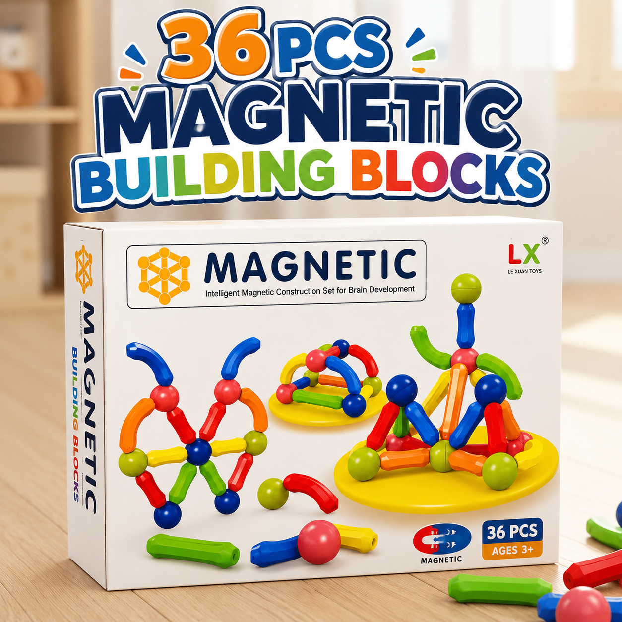 Magnetic Building Blocks Educational Toy Toynix