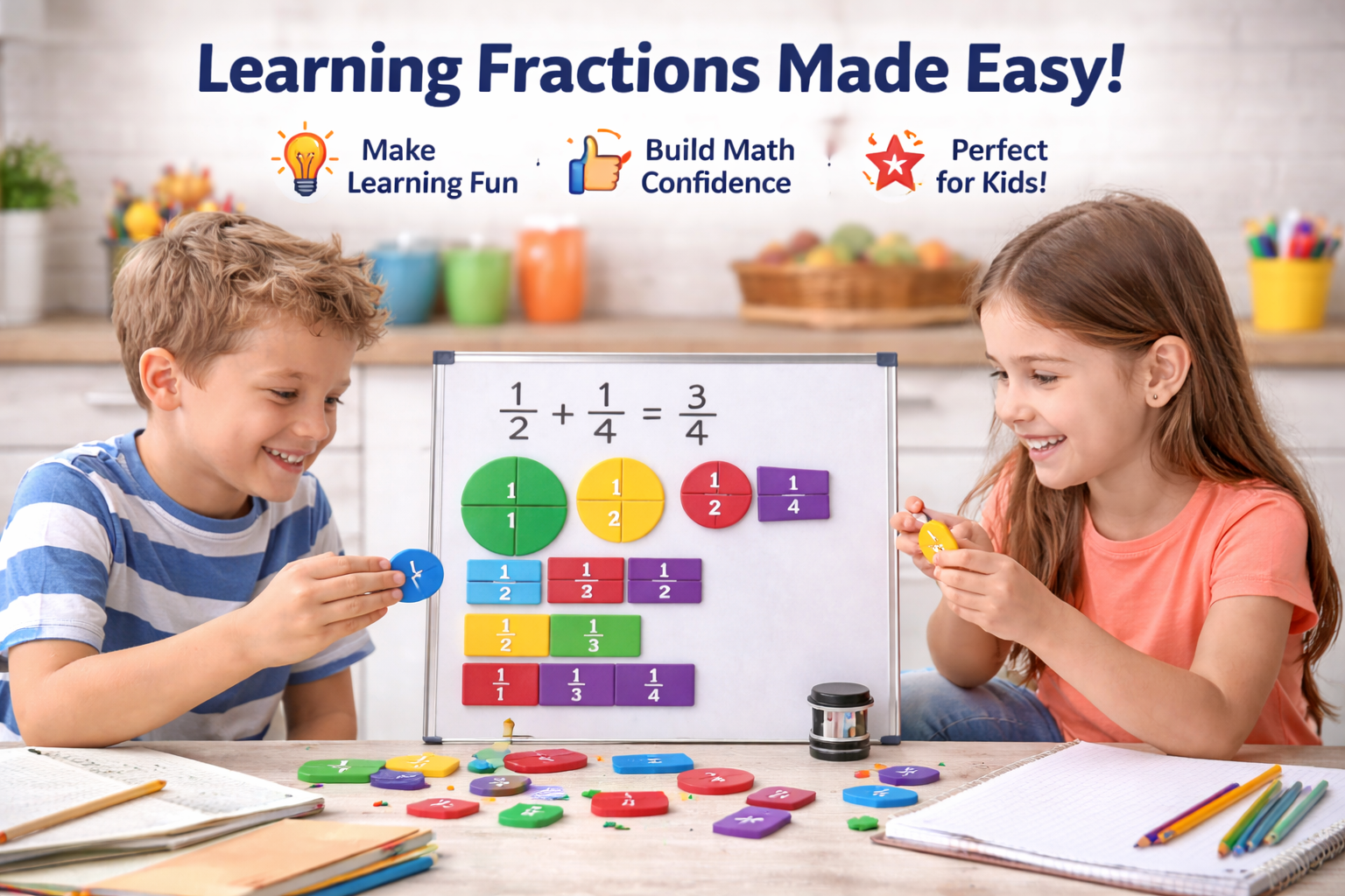 Magnetic Fraction Learning Toy Kicklo
