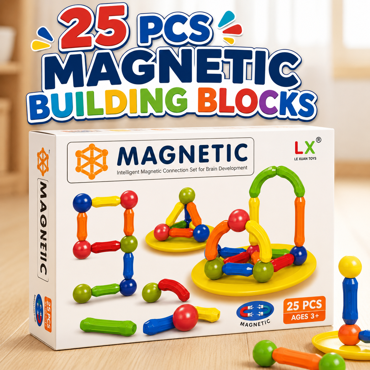 Magnetic Building Blocks Educational Toy Toynix