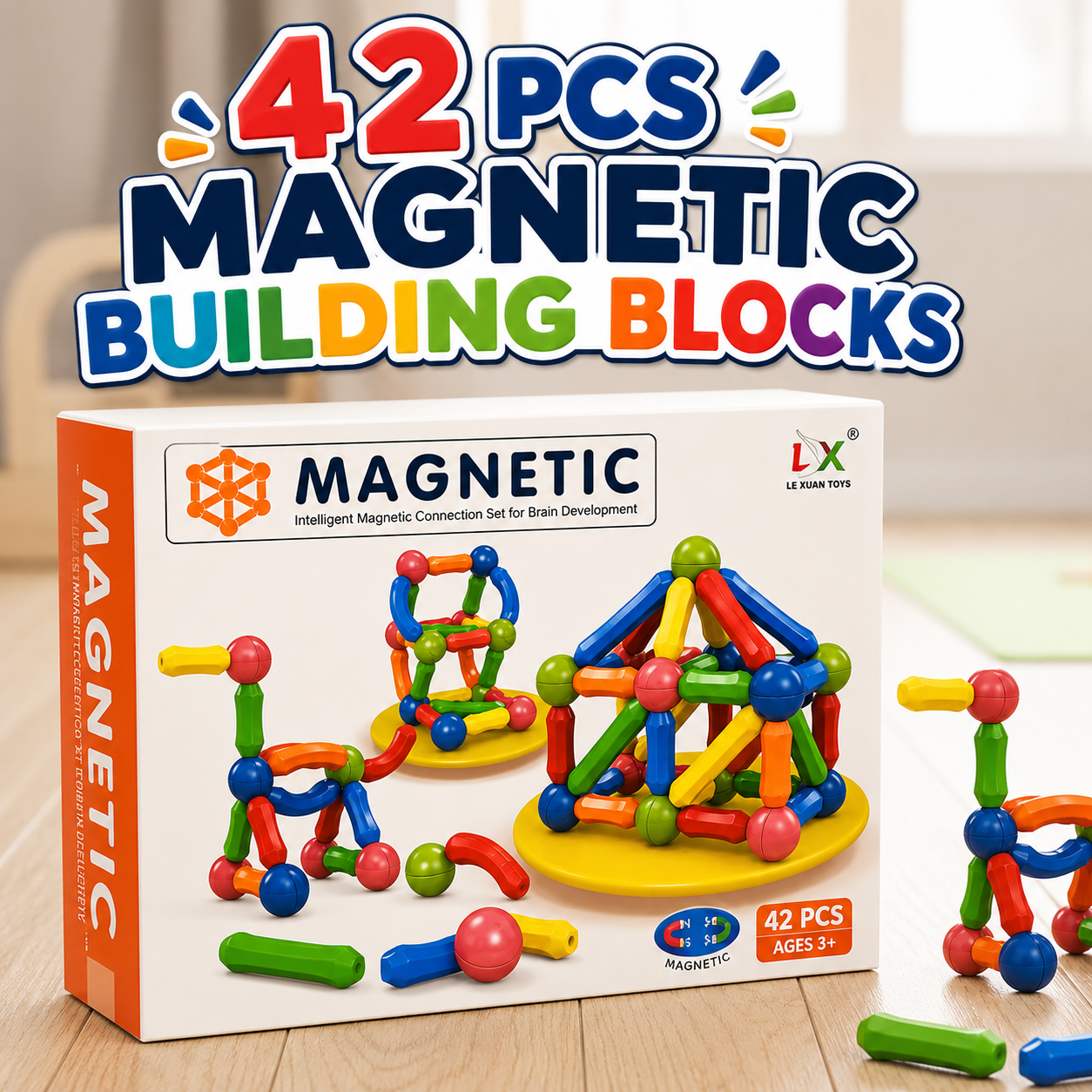 Magnetic Building Blocks Educational Toy Toynix