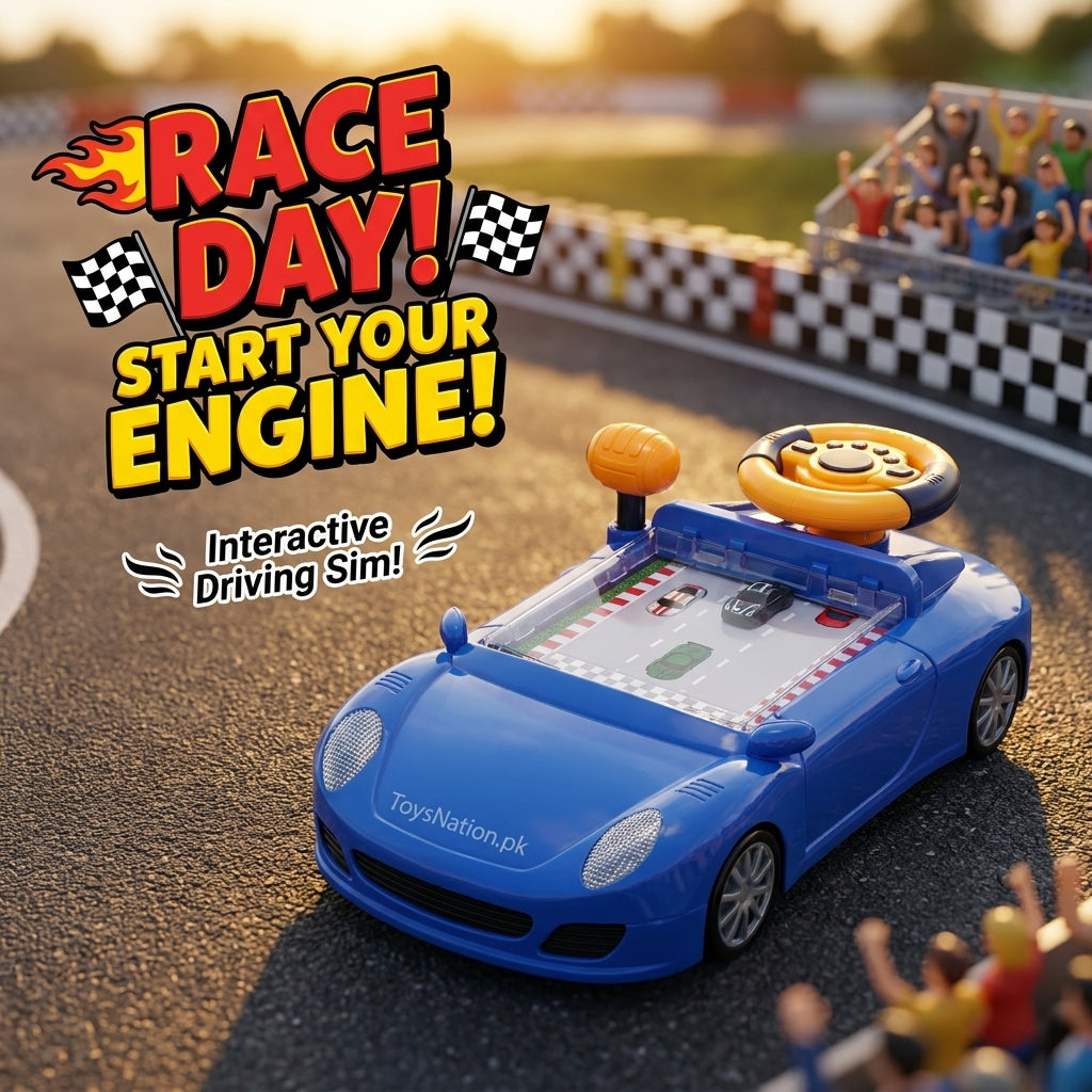 Adventure Steering Wheel Racing Game Toy for Kids Toys Nation