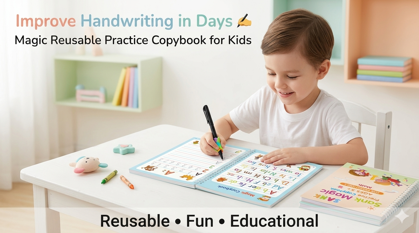 Magic Reused Practice Copybook For Kids. My Store
