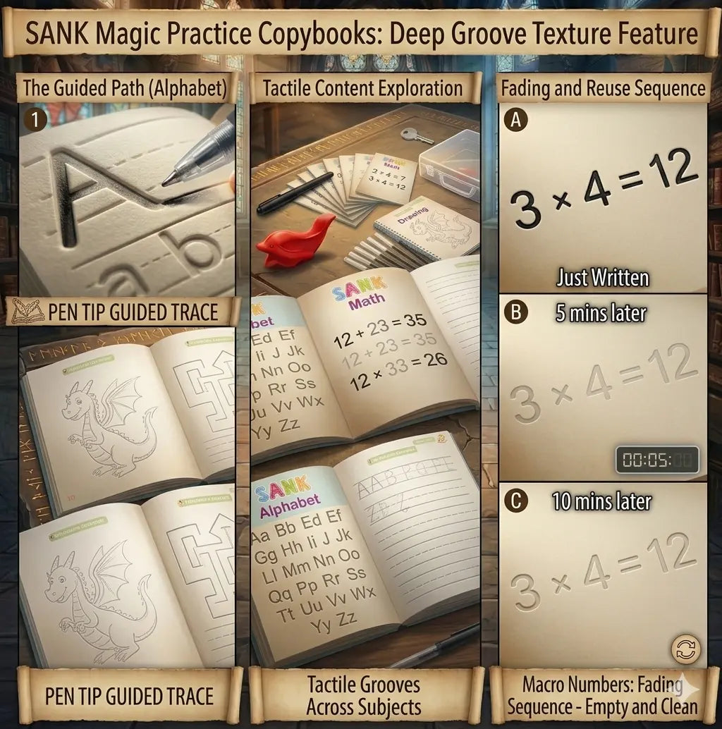 Magic Reused Practice Copybook For Kids. My Store