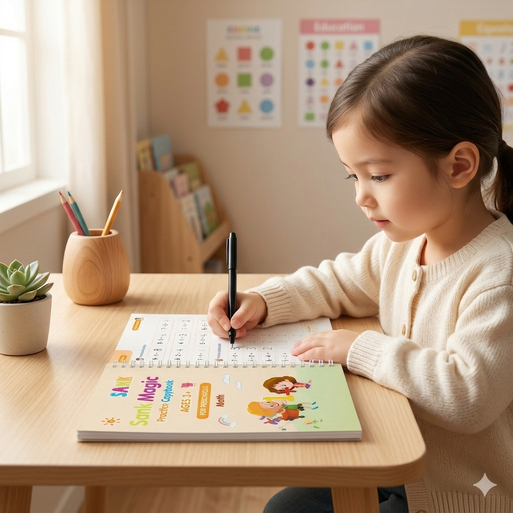 Magic Reused Practice Copybook For Kids. My Store