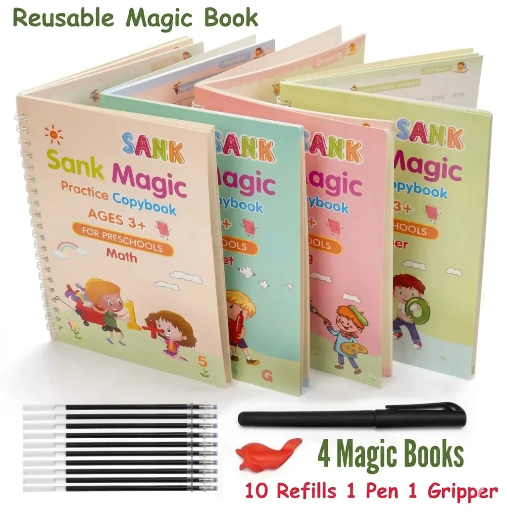 Magic Reused Practice Copybook For Kids. My Store