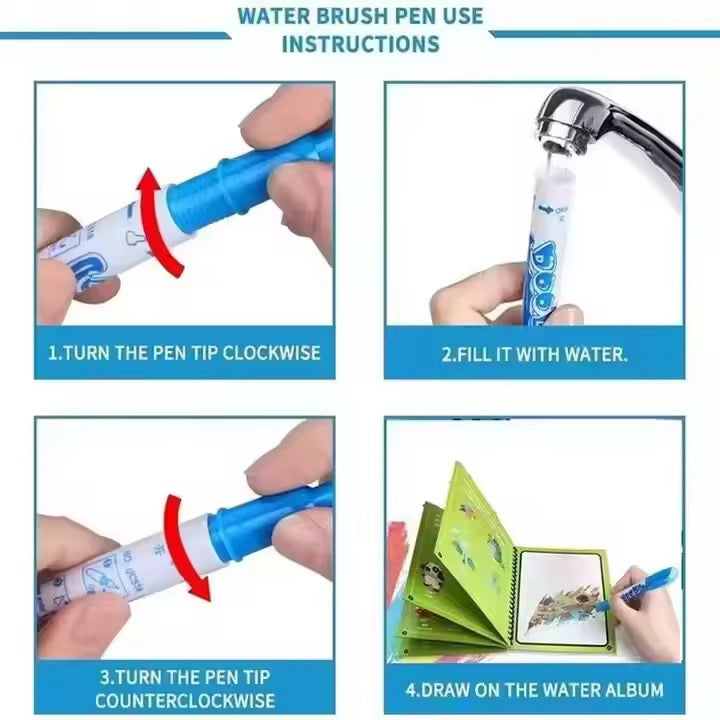 Magic Water Drawing Book Nanhy Bachy