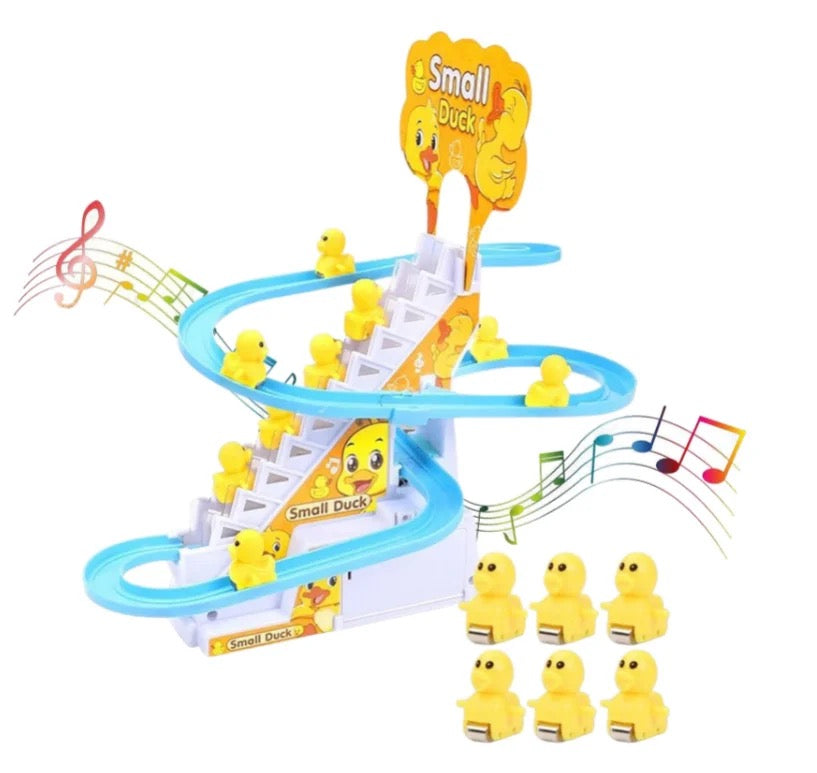 Duck Climbing Stairs Toy for Kids with Lights and Music Nanhy Bachy