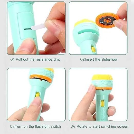 Projector Flashlight for Kids (8689-A) Toynix