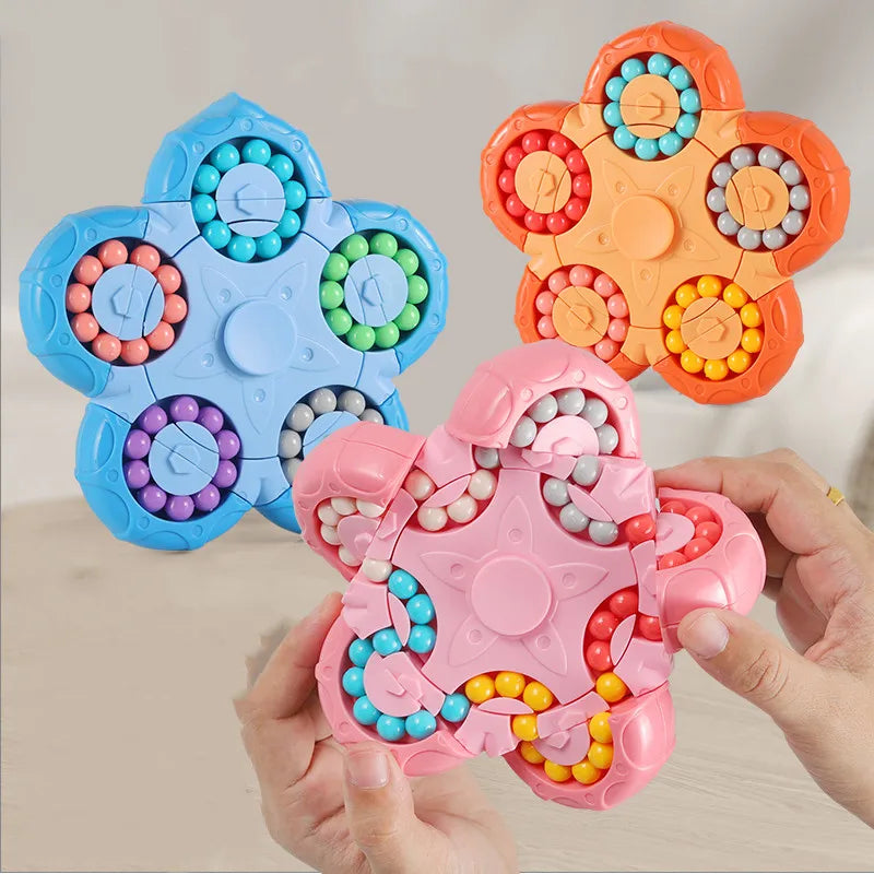 Colorful Rotating Bead Fidget Toy For Kids Kicklo