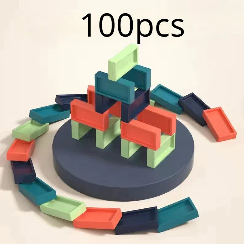 Kids Automatic Laying Domino Train Kicklo
