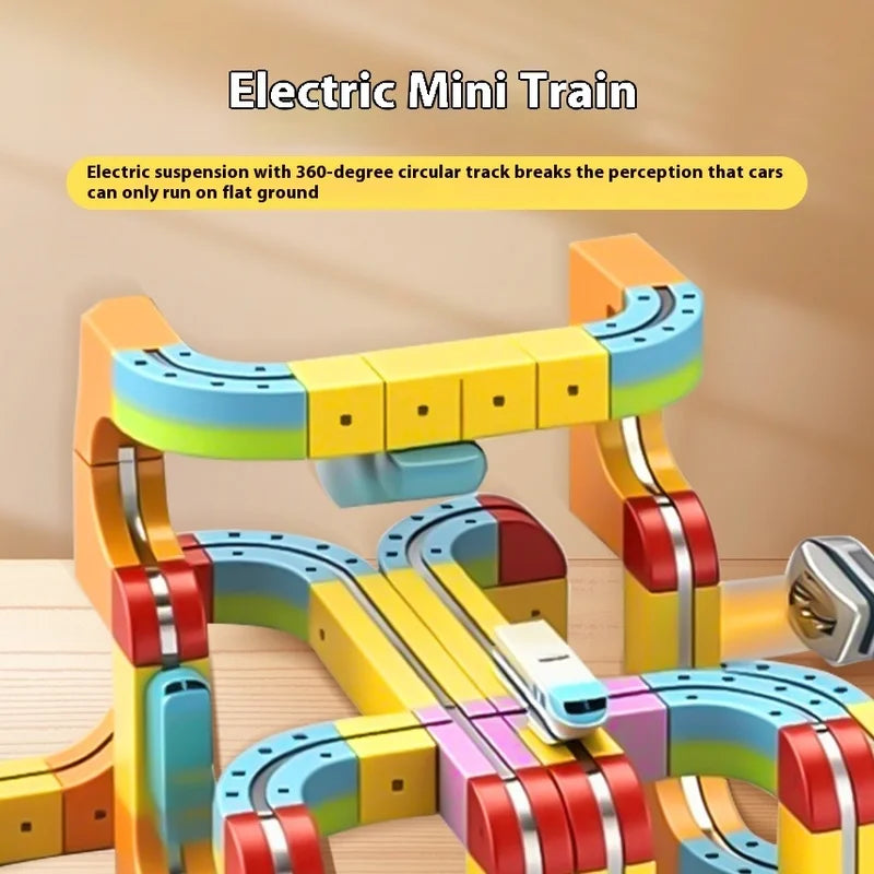 Anti-Gravity Magnetic Track Train Set Kicklo