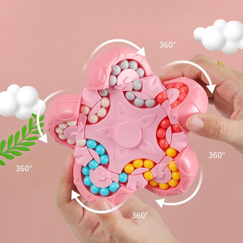Colorful Rotating Bead Fidget Toy For Kids Kicklo