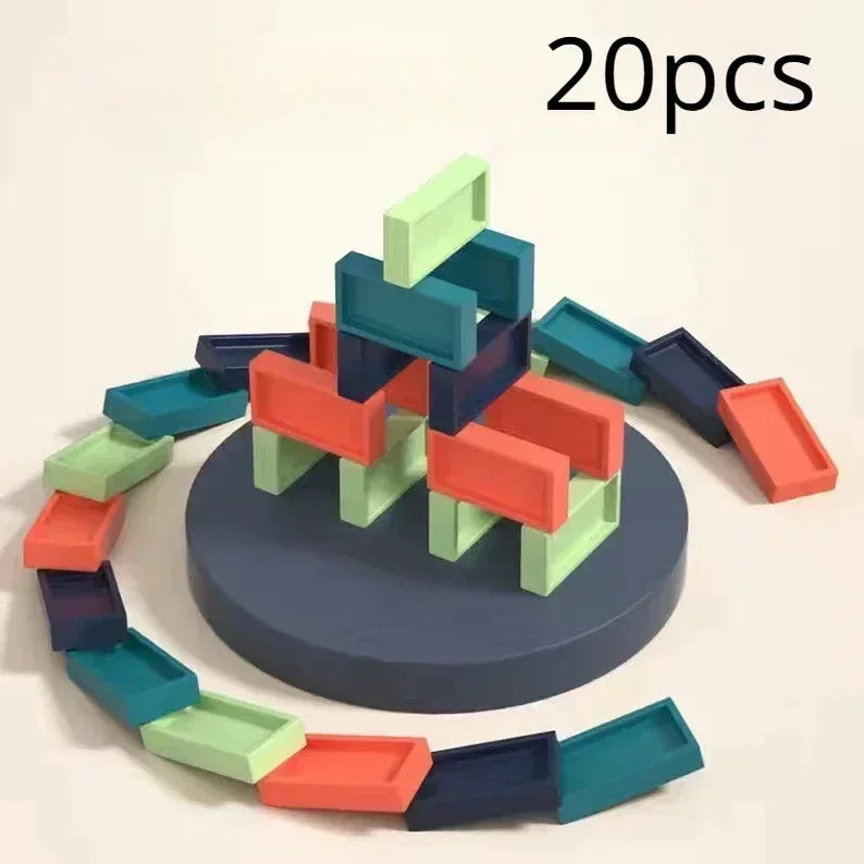 Kids Automatic Laying Domino Train Kicklo