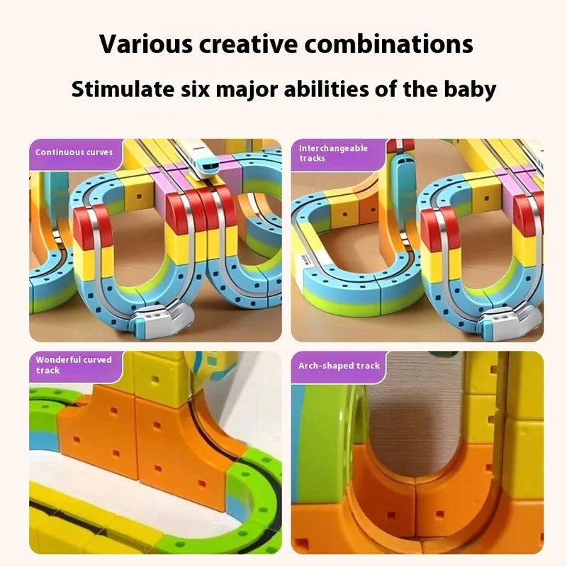 Anti-Gravity Magnetic Track Train Set Kicklo