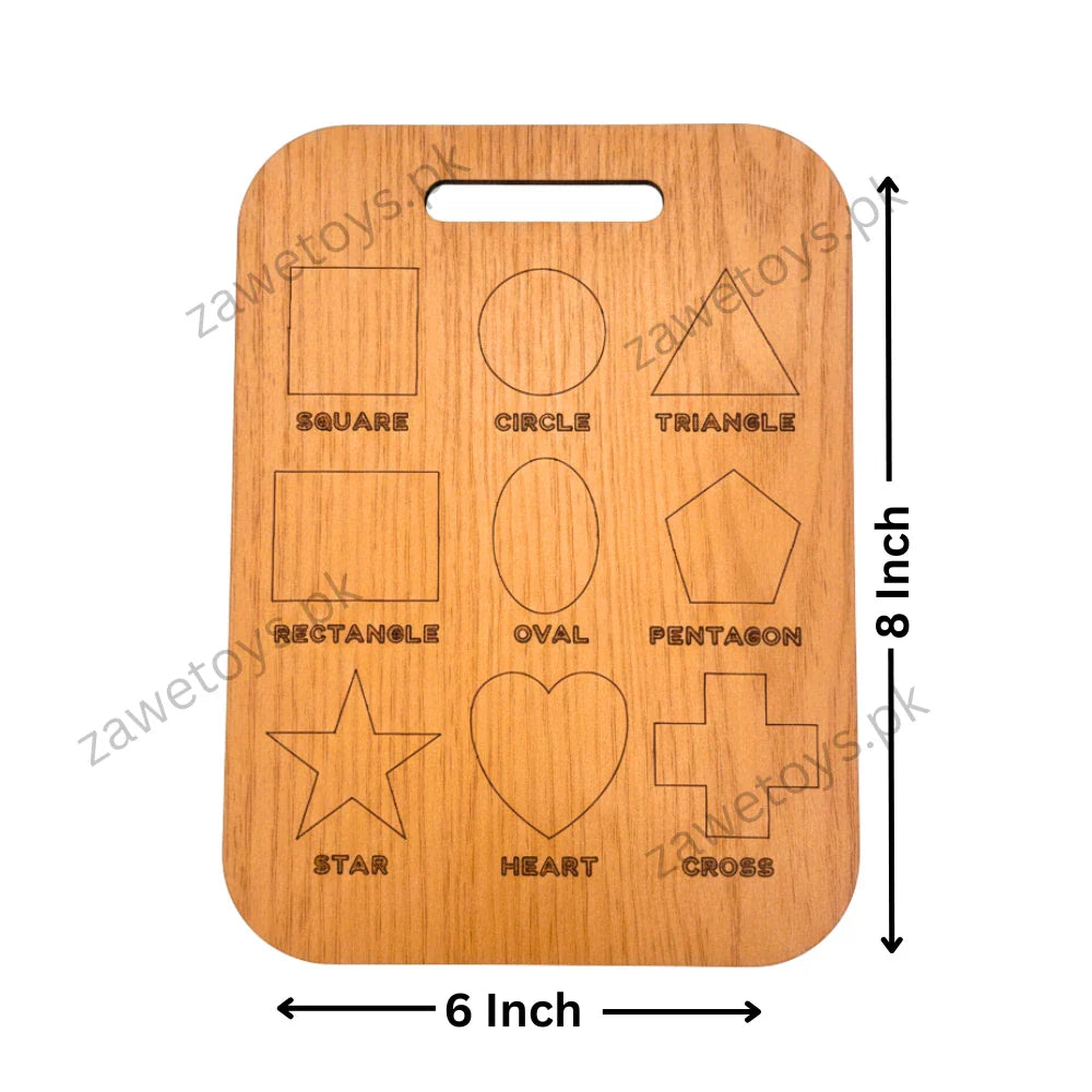 Wooden Learning Boards (pack of 5) Zawe Toys