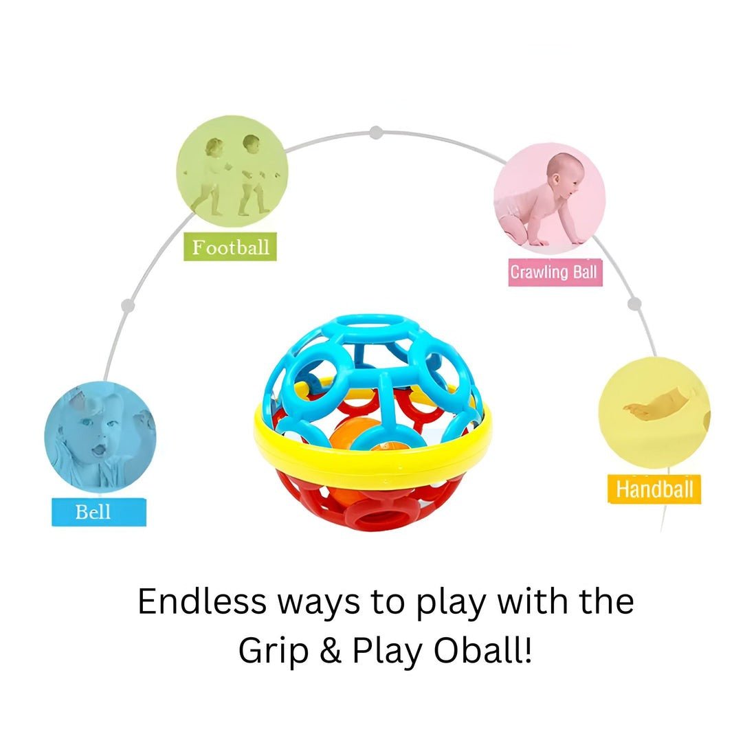 Colorful Baby Ball Toy for Sensory Play Planet Junior