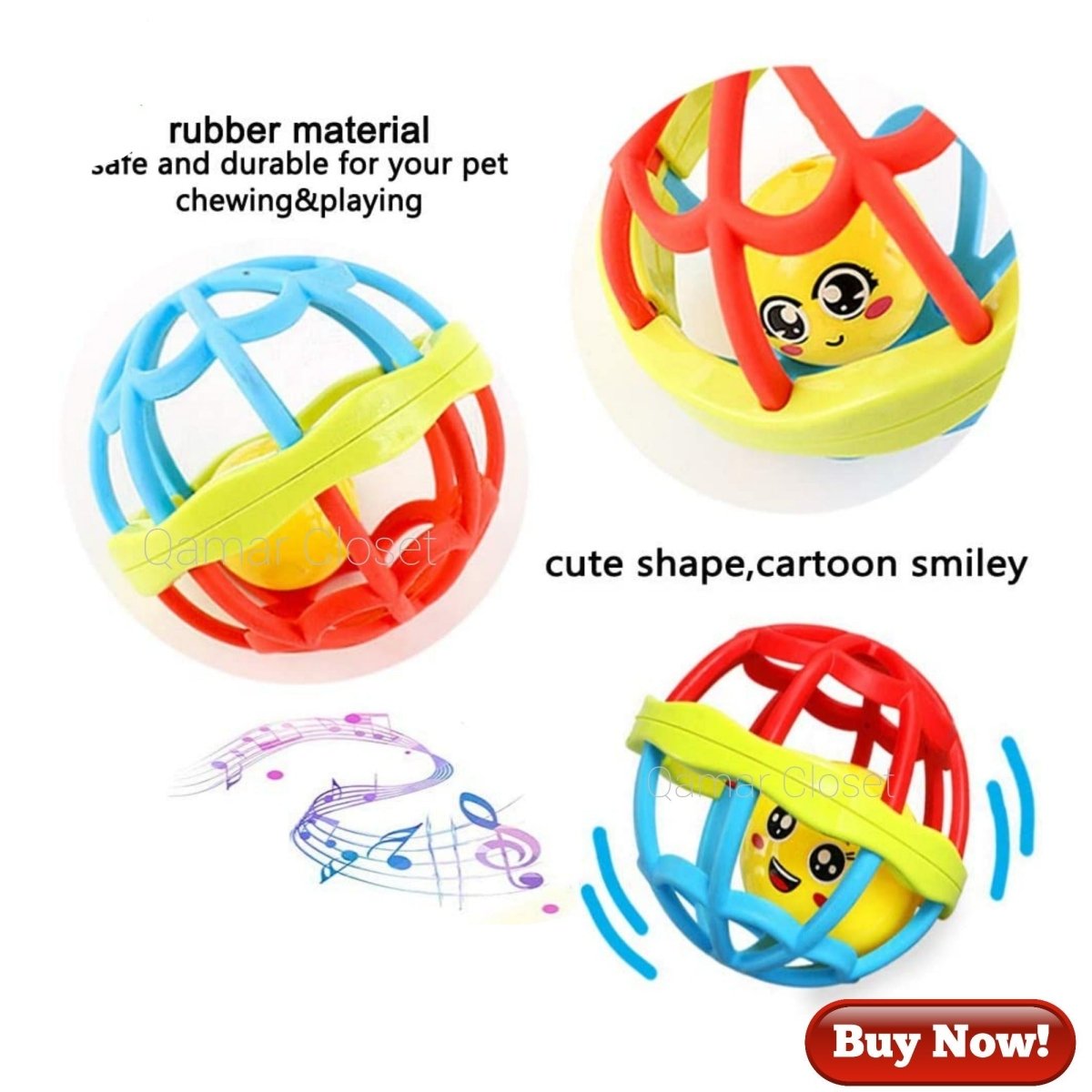 Colorful Baby Ball Toy for Sensory Play Planet Junior