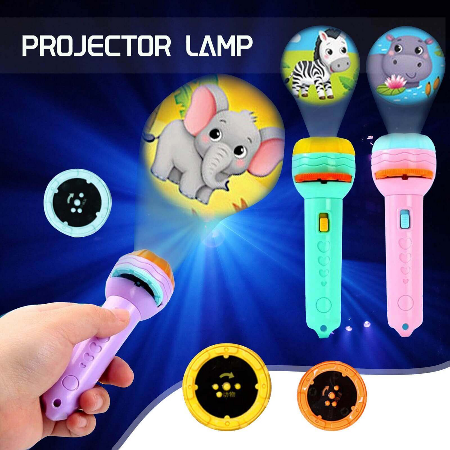Projector Flashlight for Kids (8689-A) Toynix