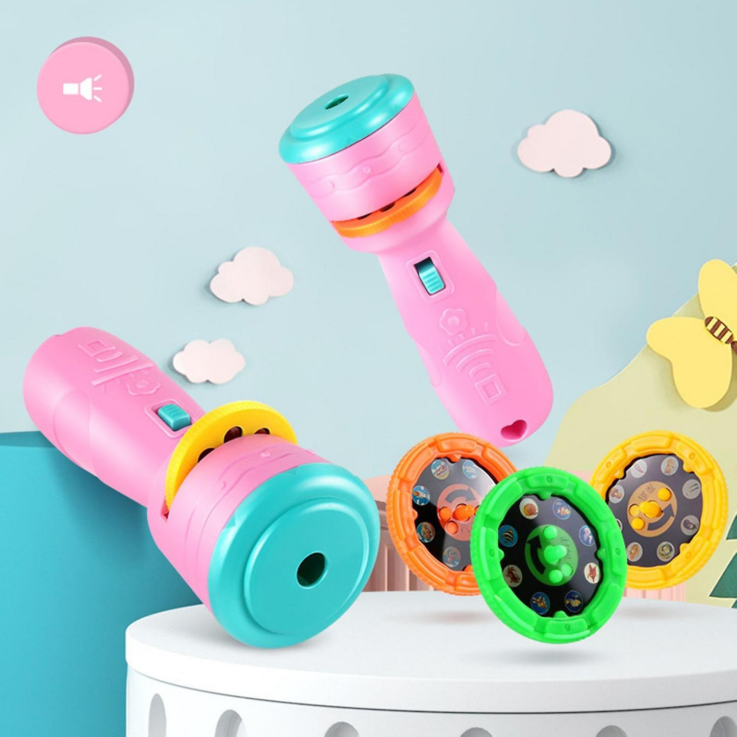 Projector Flashlight for Kids (8689-A) Toynix