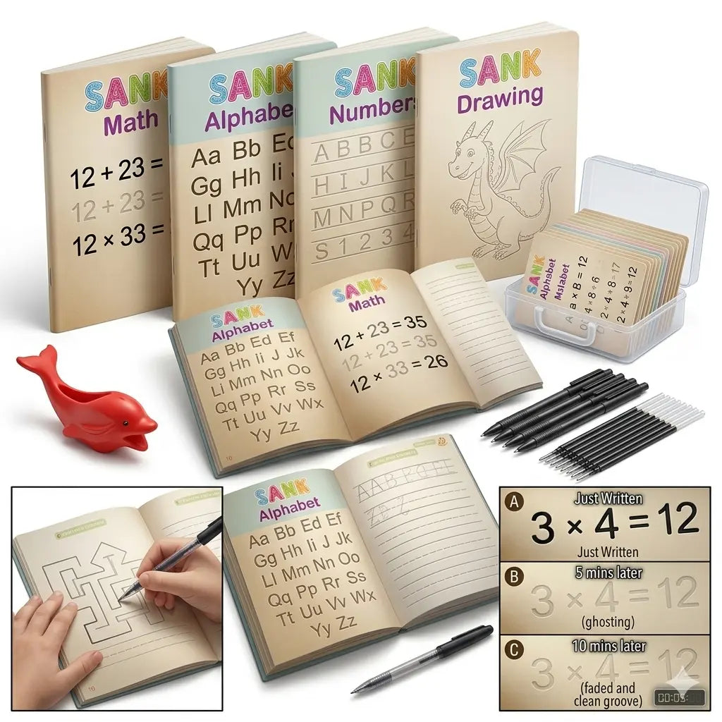 Magic Reused Practice Copybook For Kids. My Store