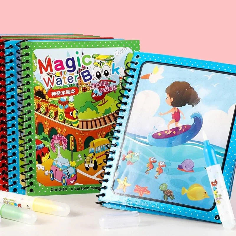 Magic Water Drawing Coloring Book The Millennials