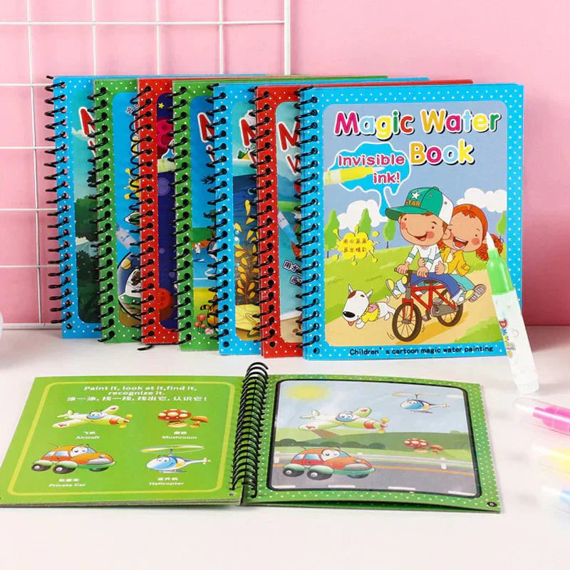 Magic Water Drawing Coloring Book The Millennials