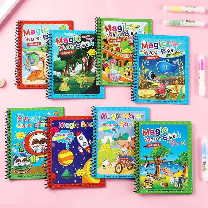 Magic Water Drawing Coloring Book The Millennials
